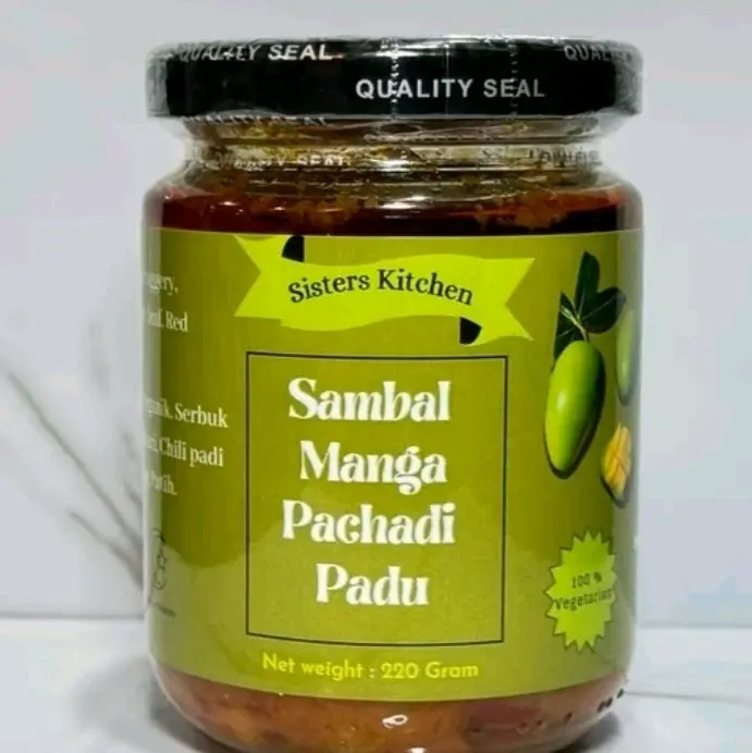 Sister's Kitchen Manga Pachadi Food Mango Expiry 30/01/2025