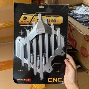 Cover radiator billet cnc vario 125/150 silver  pnp tinggal pasang Engine Motor