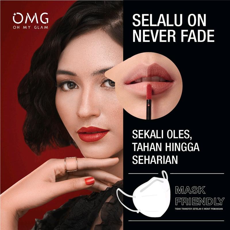 OMG Oh My Glam Matte Kiss Lip Cream 0