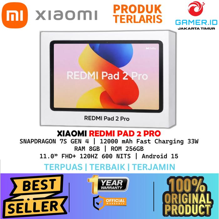 Promo Tablet Android Xiaomi REDMI PAD 2 Pro [8GB/256GB] Prosesor ...