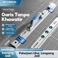 Gambar HYUNDAI Penggaris Spirit Level Waterpass Aluminium Akurat Perkakas 17/21/50/100cm - 50CM/45°+90°+180° dari HYUNDAI Alat Shop Kota Tangerang 1 Tokopedia