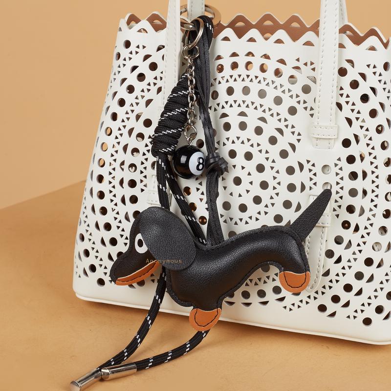 Anonymous Puppies Charm With Macrame Strap No Brand (Gantungan Tas) 3