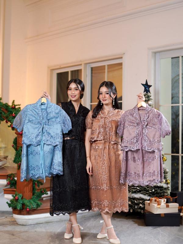 Miss Nomi - Nayala Dress Pesta One Set Mewah Elegan Gaun Pesta Natal Korean Busui Jumbo Dres Big Formal Wanita Kondangan Midi Casual Panjang Simple Pendek Remaja 3