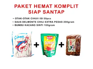 Paket Hemat Komplit Otak-Otak Cihuii Siap Santap/ Goreng Enak dan Gurih Best Seller