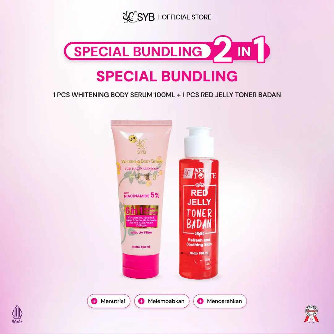 Whitening Body Serum 100ml + Red Jelly Toner 100ml