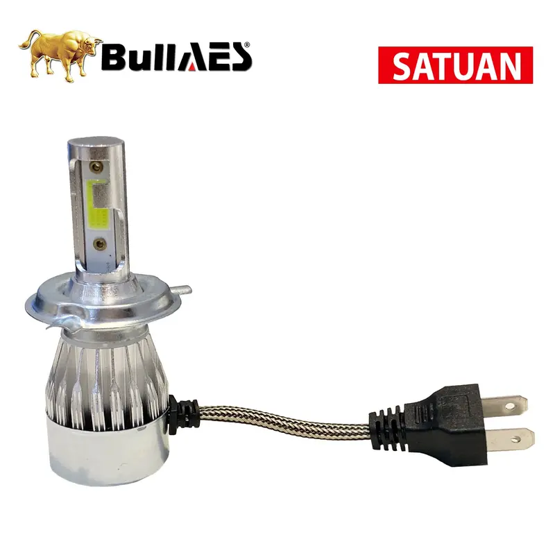 Lampu C6 LED 36 W COB Mobil Motor SOCKET H4 0802 Car isi 1 PCS 2