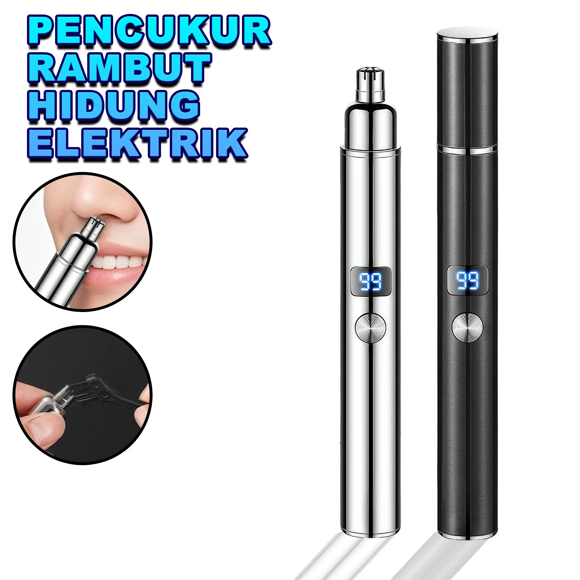 Alat Cukur Rambut Hidung Elektrik Pencukur Bulu Hidung Elektrik Pembersih Bulu Hidung Terbaru TX-27