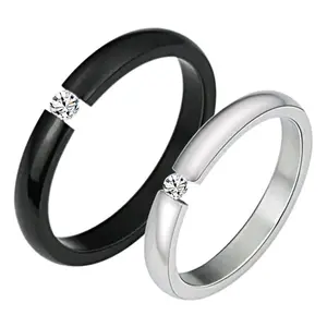 CINCIN WANITA TITANIUM MODEL PERMATA CINTA