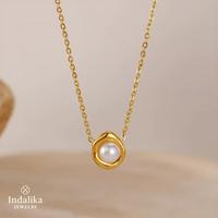 Gambar 【COD】Indalika Jewelry – KL84 Kalung Wanita Elegan Mewah, Desain Simple & Aesthetic Timeless dari INDALIKA JEWELRY Kota Tangerang Selatan 4 Tokopedia