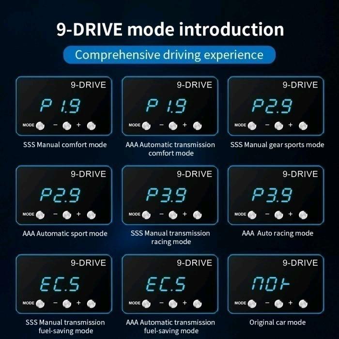 9 Drive Toyota Innova 2004-2015 Piggyback 9-Drive Throttle Controller | SOCKET ONLY 3