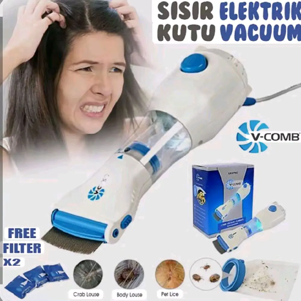 Serit Vakum kutu Sisir kutu Elektrik UV V-comb V Comb Vcomb Vacuum Vakum penyedot