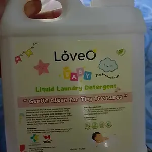 LoveO Baby Liquid Detergent 1 Liter, Detergent Bayi Non SLS