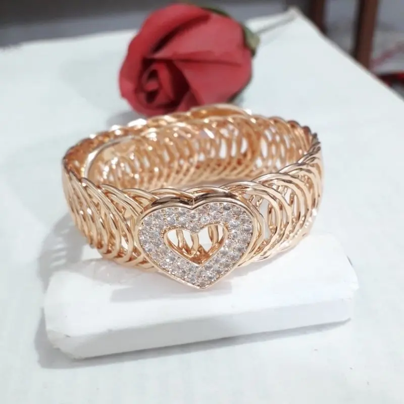 Gelang Tangan Wanita Bangle Emas Model Jepret Bisa di Besar Kecilkan Aksesoris Perhiasan Dewasa  Bracelets
