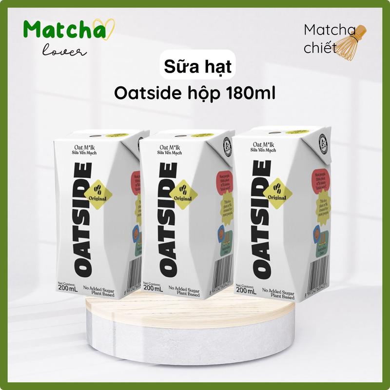  Sữa hạt OATSIDE sữa yến mạch thuần chay thơm ngon độ ngọt dịu tự nhiên 