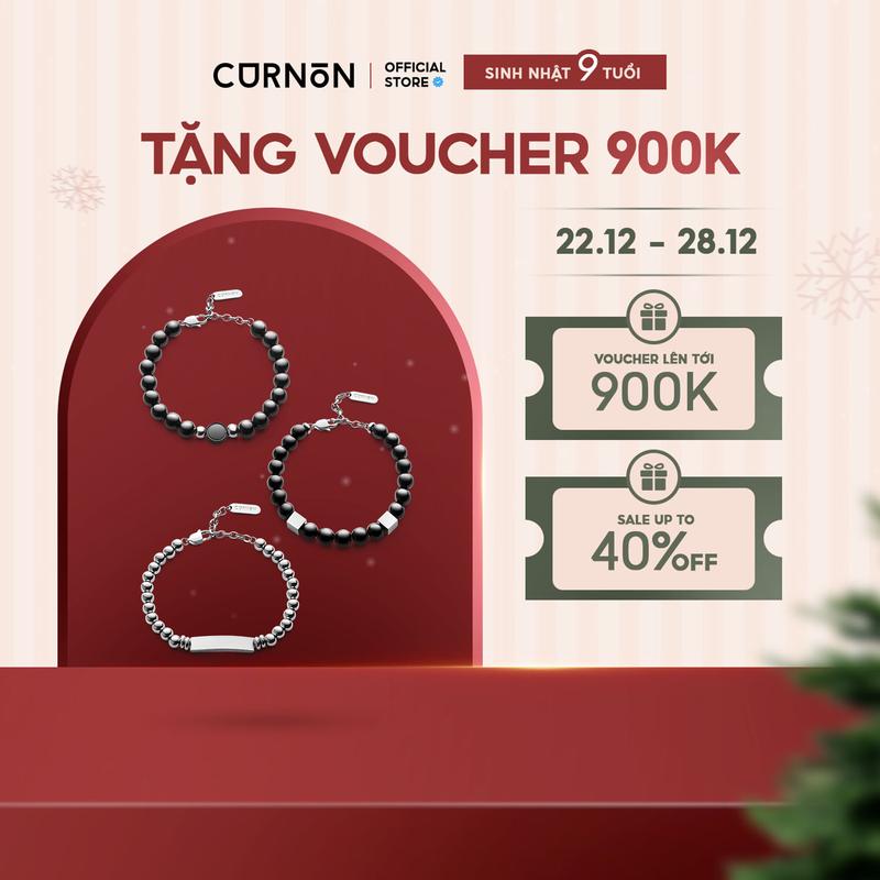 Bộ Sưu Tập Vòng Tay Nam Curnon Ardor Bracelet - Trang Sức Vòng Bi Phong Cách Cá Tính Tinh Tế Thời Trang - Chất Liệu Thép Không Gỉ Thiết Kế 2 Màu Tối Giản - Phù Hợp Tạo Điểm Nhấn Cho Mọi Loại Trang Phục