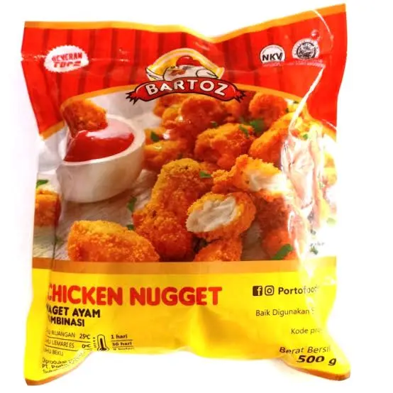 Bartoz Chicken Nugget Makanan  Frozen Food Naget Ayam Kombinasi 5