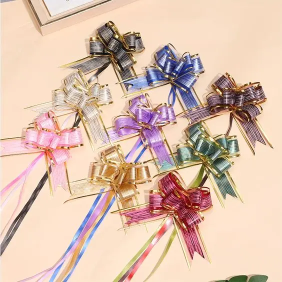 Pita Tarik 32 mm Kombinasi Serat RMB Pita serut Hiasan Ribbon Parcel Souvenir 2