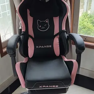 Xpanse Pink Cat Kursi Gaming/Kursi Kantor/Kursi Kerja/Gaming Chair/Kursi Belajar/Kursi Santai/Kursi Komputer