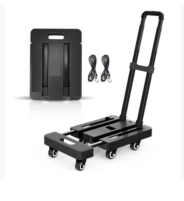  Xe đẩy hàng gấp gọn đi chợ tải trọng 40kg-200kg  Có dây buộc  Xe kéo hàng đi chợ gấp gọn mini siêu thị đa năng 