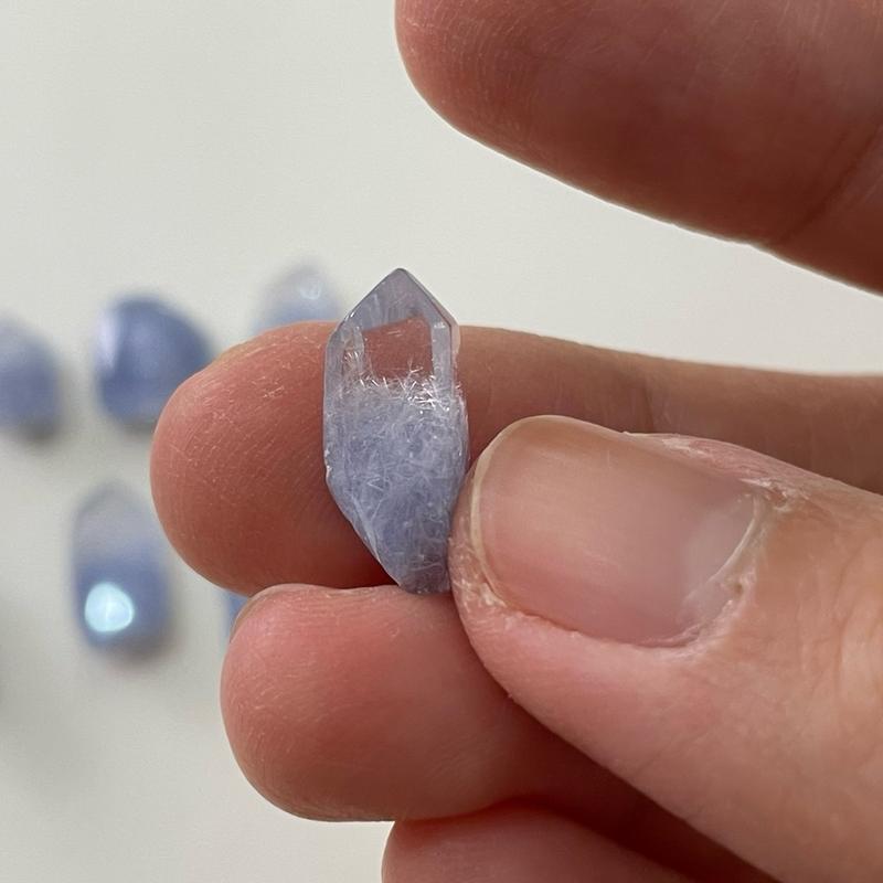 Dumortierite Blue crystals XS batu kristal D01 1