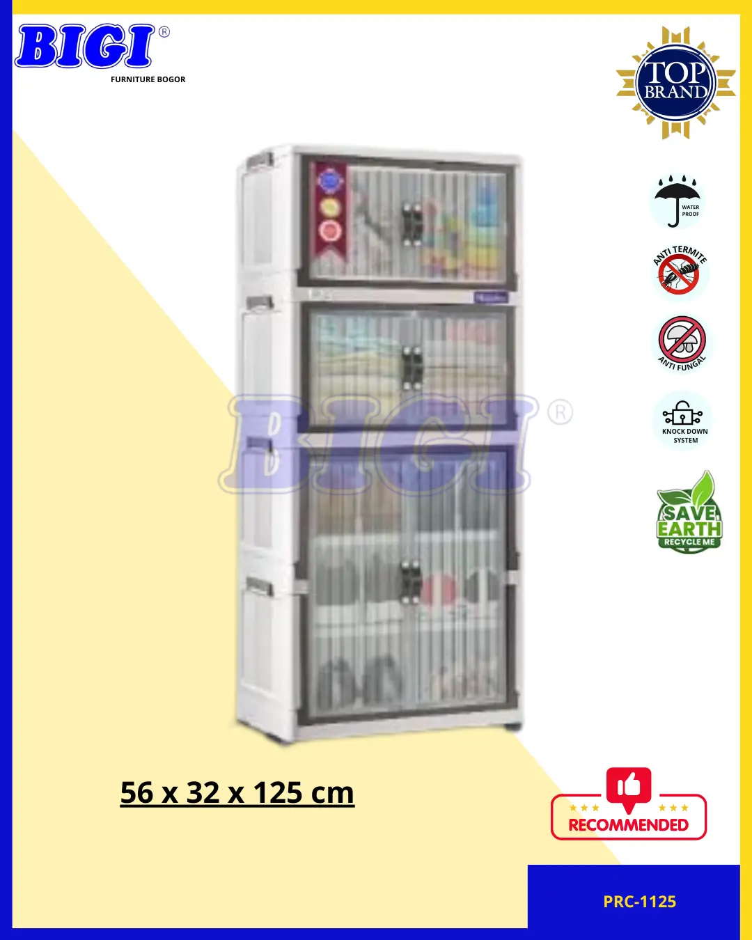 LEMARI LIPAT PLASTIK SERBAGUNA NAPOLLY / PRC 1125
