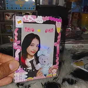 30pcs BERYFAM Toploader Peel Off 35PT Clear Bening Card Sleeve Anti-scratch 3"x4" TCG dengan Film Aksesori Kartu Koleksi Pokemon Aksesori Kartu Koleksi Blueberry Series