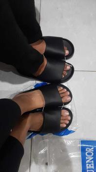 Product Review of Sandal Slip On Bahan Karet Anti Licin Ringan Korean Style Terbaru from L**l 0