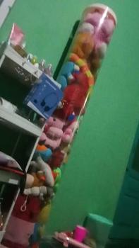 Product Review of [COD] Tidy Tribe Hadiah Doll Storage Bucket Gaya Ritsleting Transparan Tabung Storage Boneka Dengan Penutup 90/120/150CM Penyelenggara Berkapasitas Besar Dudukan Doneka from F**3 3