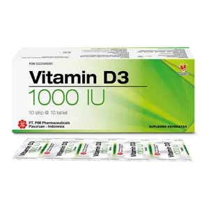 Suplemen Kesehatan Vitamin D3 1000IU Suplemen Kesehatan Vitamin D3 1000IU