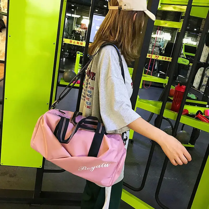 Tas Travel Organizer / Tas Selempang Berpergian / Tas Selempang Olahraga / Tas Baju Anti Air Waterproof Canvas Duffel/Weekender