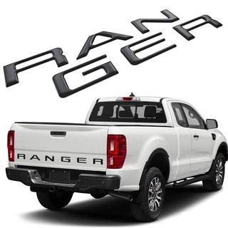 Product Introduction of ABS Plastic 3D Rear Trunk Tailgate Insert Letters For Ford Ranger T6 T7 T8 2012-2019 Emblem Decal Sticker Nameplate Letter Car Accessories 3