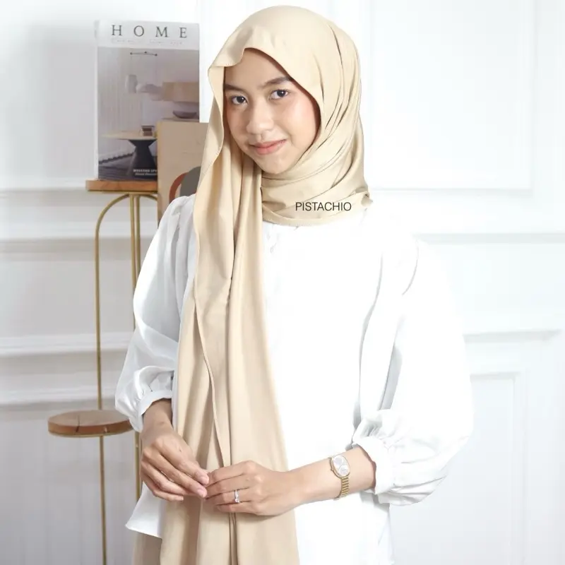 Pashmina Oval Jersey Pistachio