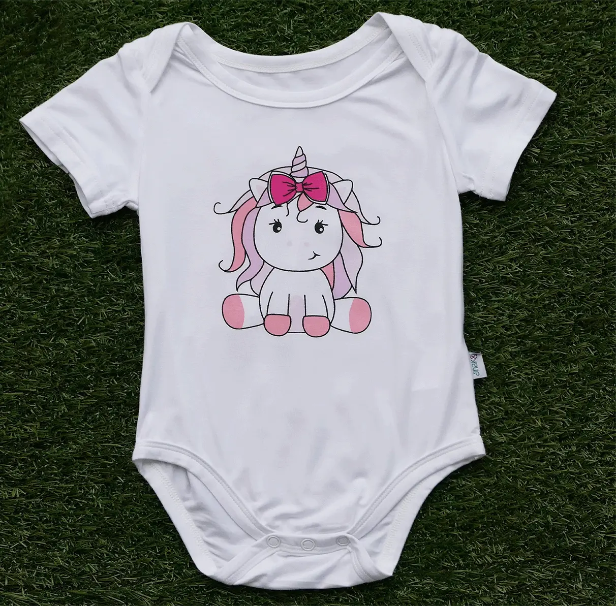 [Anak & I] Jaymie Unicorn Bamboo Onesie