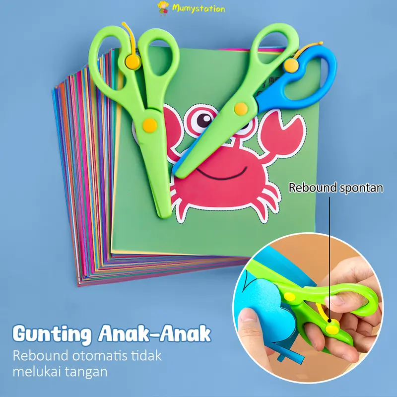 Mumystation DIY Paper Cutting Anak Cutting Paper Set Prakarya Anak Mainan Edukasi Anak 5