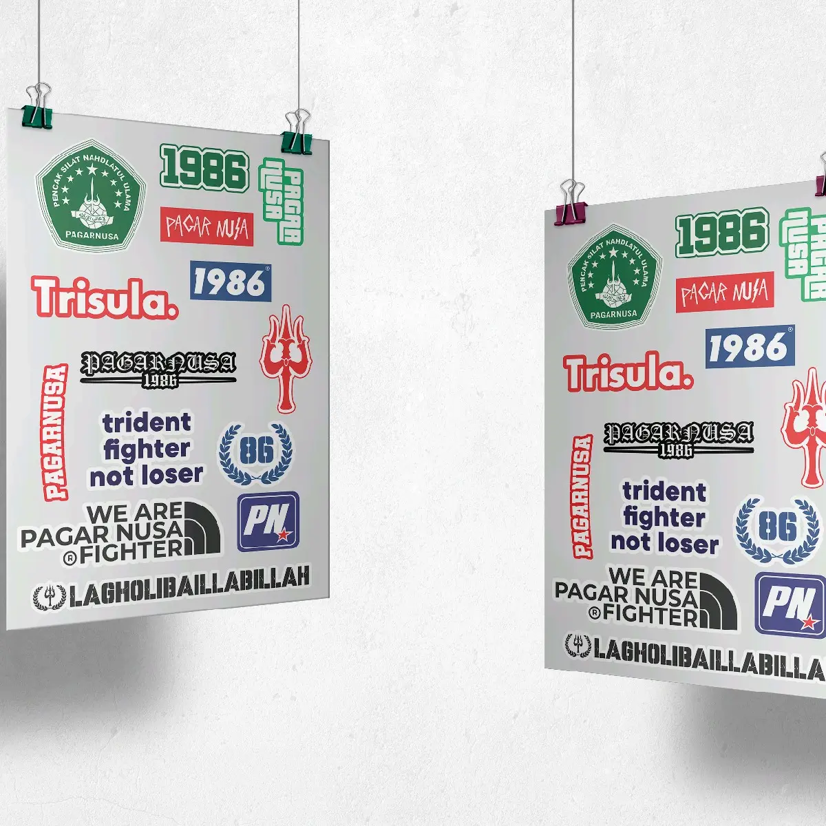 STICKER PAGAR NUSA CUTTING ANTI AIR