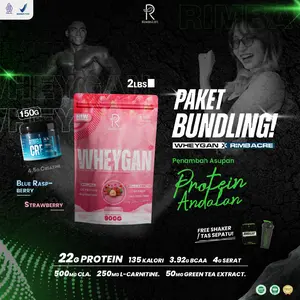 Rimbalife Wheygan 900gram + Rimbacre 150gram - Paket Bundling