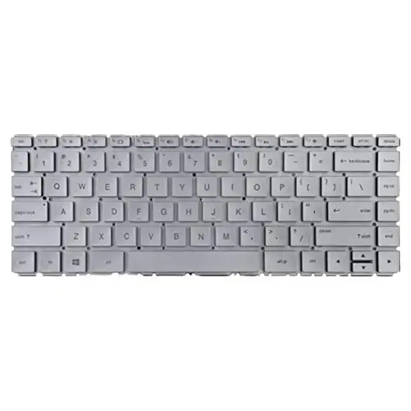 Keyboard Original Series 14-DK 14-DG 14M-BA 14s-CF 14s-DK 14T-BA - Hitam - Silver untuk LAPTOP 4