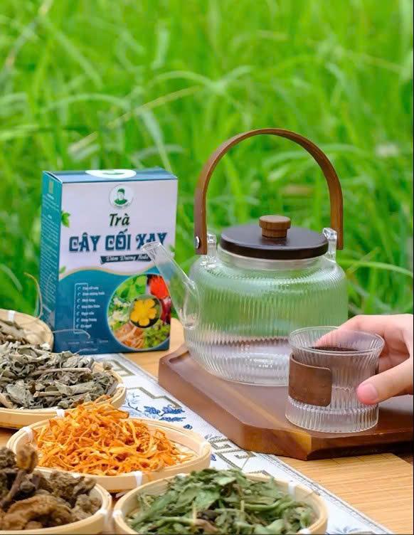  Trà Cây Cối Xay Dâm Dương Hoắc THIỀU TÀI TRÀ THẢO MỘC THIÊN NHIÊN -60 TÚI LỌC Set Chè 