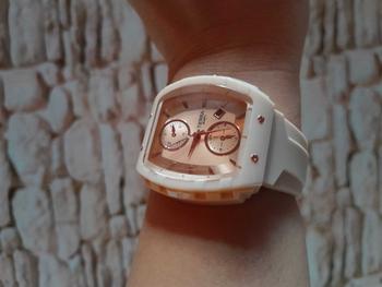 Product Review of JAM TANGAN WANITA TIERRA TR-2202 FASHION ORI TANGGAL AKTIF TALI RUBBER from e**a 0