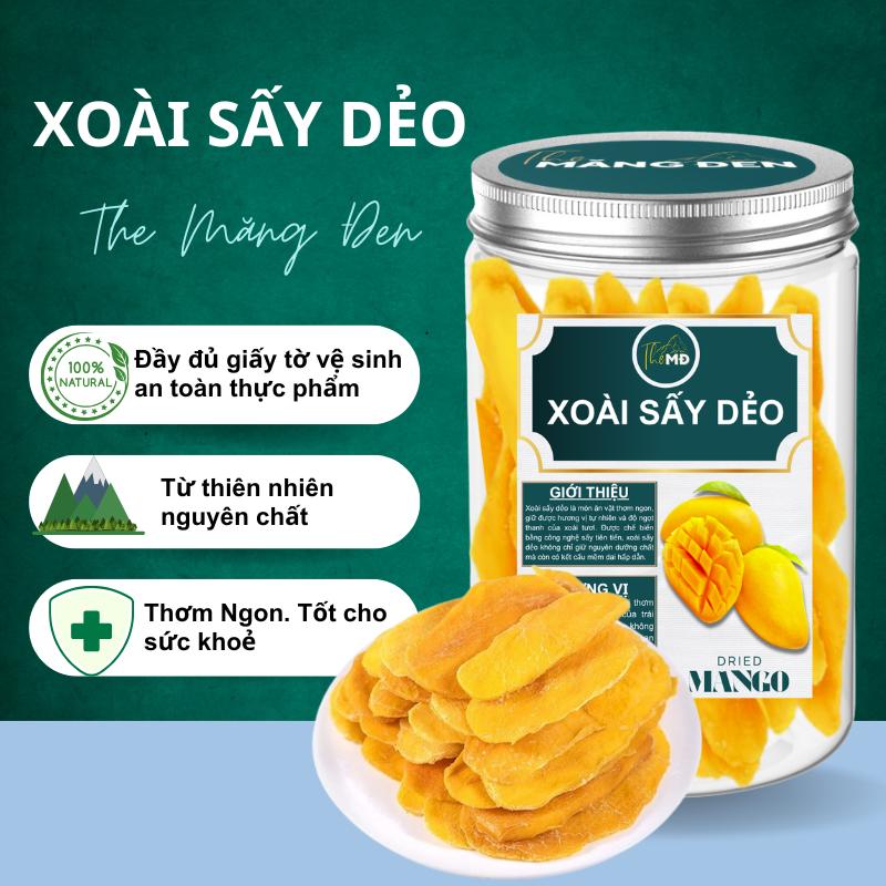Xoài Sấy Dẻo Không Đường Không Chất Bảo Quản Dẻo Ngon Đặc Sản TheMĐ Tây Nguyên