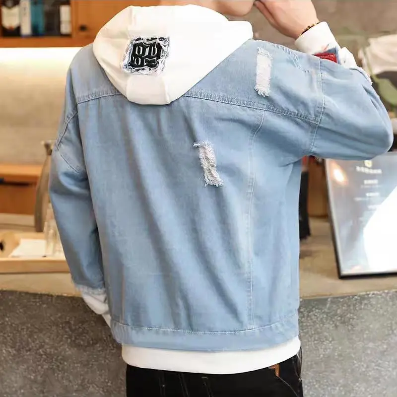Jaket Koreanstyle Fandom Jeans Kombinasi Lotto Pria Wanita Casual Terbaru 2025 5