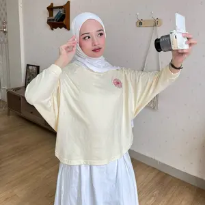 Sepiceastudio-Daisy Basic Series Blouse Atasan Batwing Wanita  Bahan Cotton Nyaman Gaya Casual Cocok Hijab & Non-Hijab