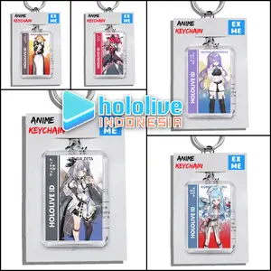 Gantungan Kunci Vtuber Hololive Indonesia - Keychain Vtuber Hololive ID - Gantungan Kunci Kobo Kanaeru - Vestia Zeta - Moona hoshinova - Kaela kovalskia - Anya Melfissa - Ayunda Risu - Kureiji Ollie - Pavolia Reine - Mythia Batford