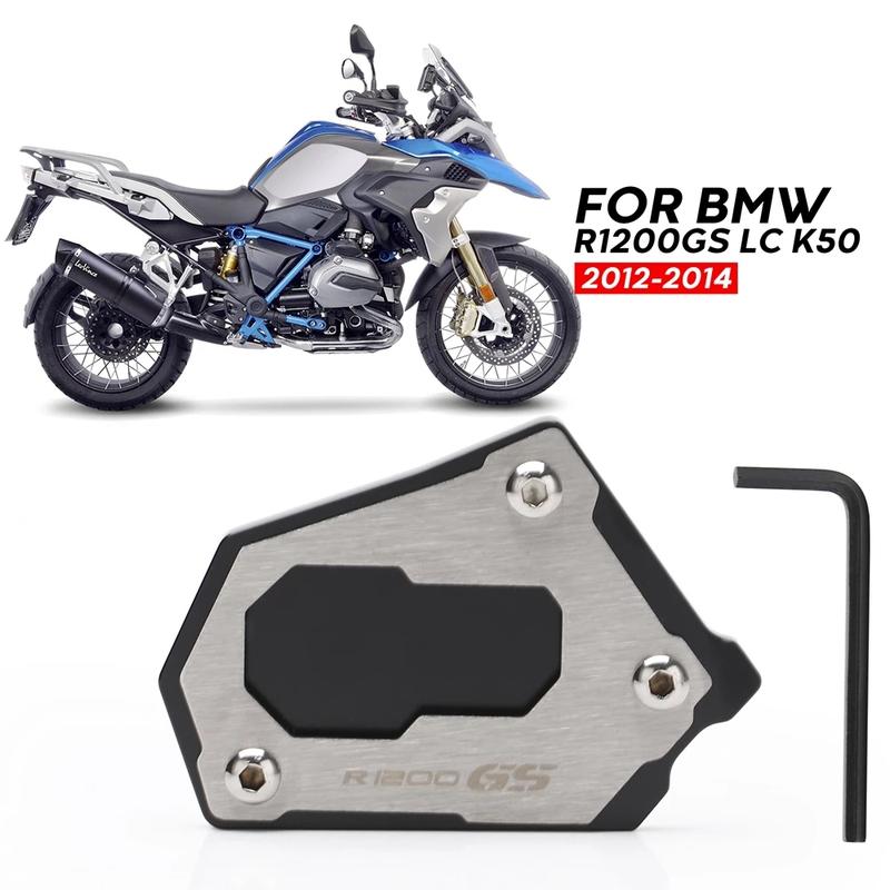 CNC Motorcycle Kickstand Side Stand Enlarge Extension For R1200 GS R1200GS R1250GS ADV LC K51 Spare parts motorcycle parts 8