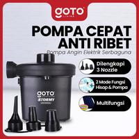 Gambar (Promo Special) Goto [COD] Stormy Pompa Angin Listrik Kolam Renang Kasur Elektrik Air Pump - HITAM dari Goto Living Kota Tangerang 1 Tokopedia