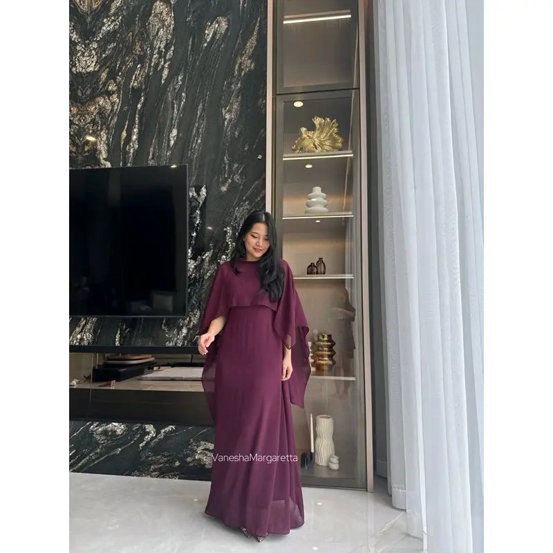MAXI DRESS OUTER MEWAH ELEGANT//DRESS REUNIAN//DRESS DINNER//HARI RAYA//BRIDESMAID//DRESS KONDANGAN//BISA COD SELURUH REMAJA DAN DEWASA INDONESIA
