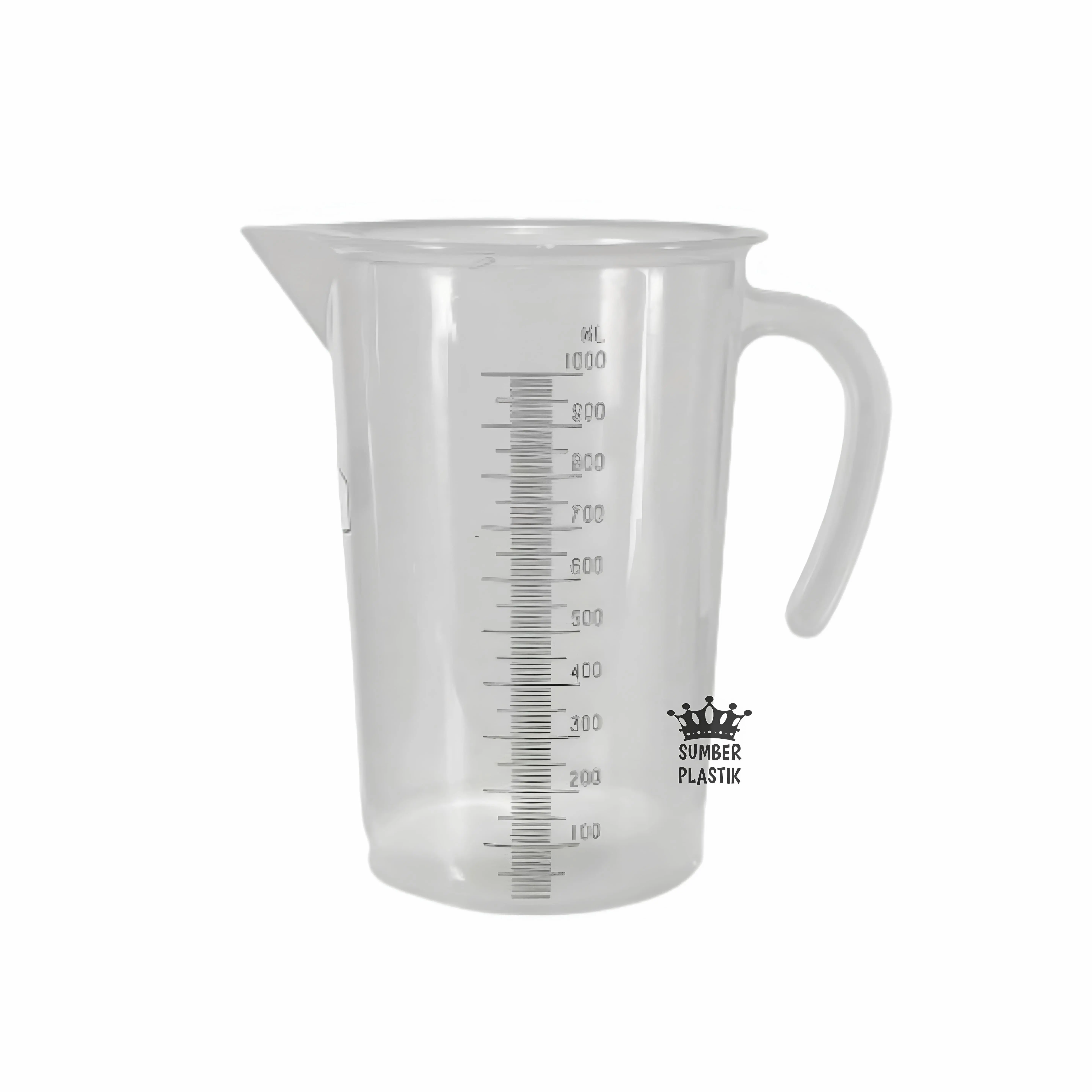 KIRAPAC 2076 Gelas Takar Gelas Ukur Teko Takaran Measuring Cup 1000 ml (1 liter) Plastik Kitchenware