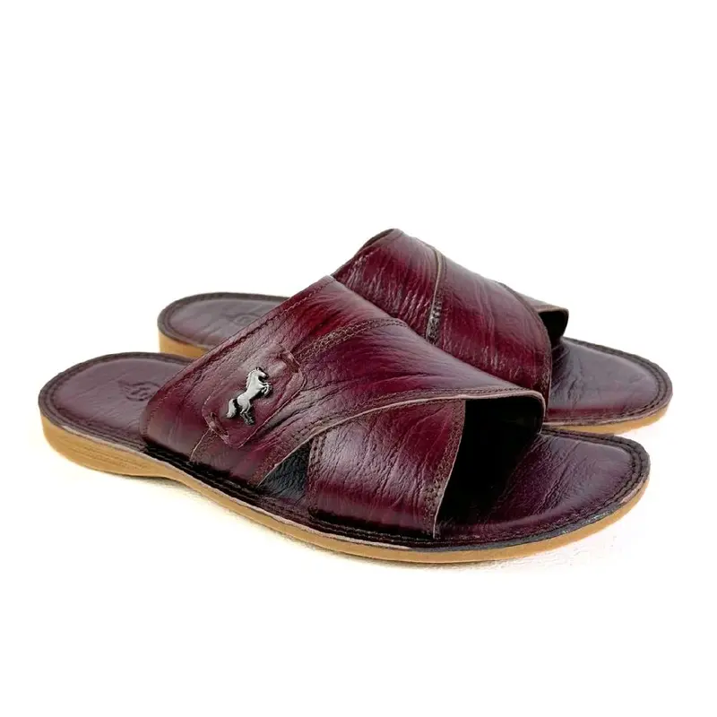Sandal Pria Kulit Sapi Asli LOZTA A1 Premium Series - Anti-Slip & Ergonomis - Karet 2