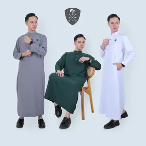 ELVAN FASHION-JUBAH/GAMIS PRIA MODEL KANCING "KEYSAN" FREE PECI