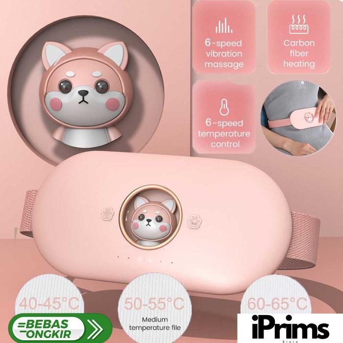 Sabuk Pijat Penghangat Lucu Haid Menstrual Therapy Warming Massage Belt - AFS-2105